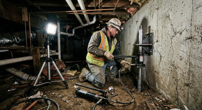 Concrete Foundation Leveling